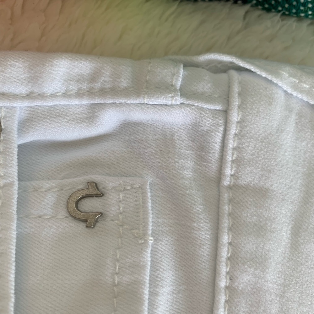 True Religion white jeans
